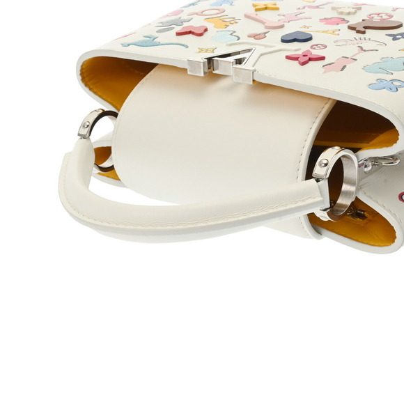 Louis Vuitton Collection Capucines BB worldwide Vik Muniz White Handbag - Picture 3 of 11